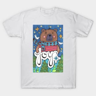 Joy Winter Bear T-Shirt